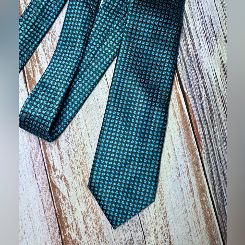Christian Aujard Liberte Paris Elegant Blue Patterned Men's Tie